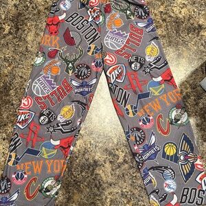 NBA Kids Multicolor Team Logo Loungewear or sleep pants